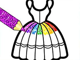 Coloring Book: Dress