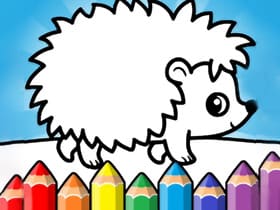 Cute Animals: Coloring Book