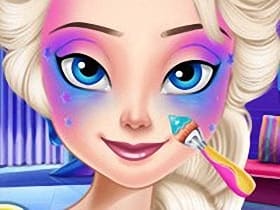 Elsa Galaxy Makeup