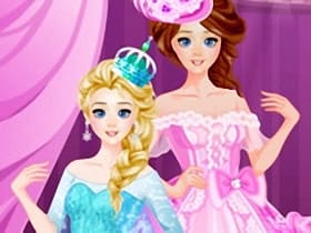 Elsa Sisters Makeup Party