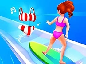 Girl Surfer 3D