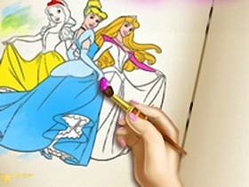 Princess Coloring Book I