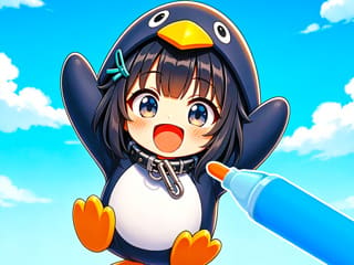 Coloring Book: Gugu Gaga Penguin