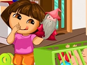 Dora Baby Caring Slacking