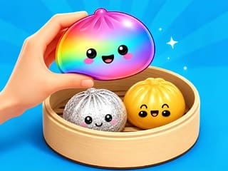 Dumpling Glitter Slime