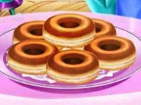 Elsa Rainbow Donuts Cooking - Play Online For Free