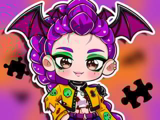 Jigsaw Puzzle: Kpop Star Girls' Halloween