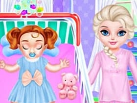 Little Elsa Caring Day