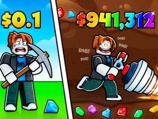 Obby: Dig To The Center Of The Earth