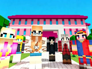 Pink Barbie Dollhouse