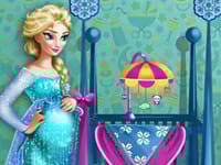 Pregnant Elsa Baby Room Deco