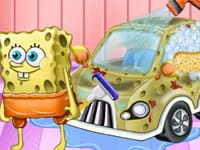 Spongebob Car Cleaning
