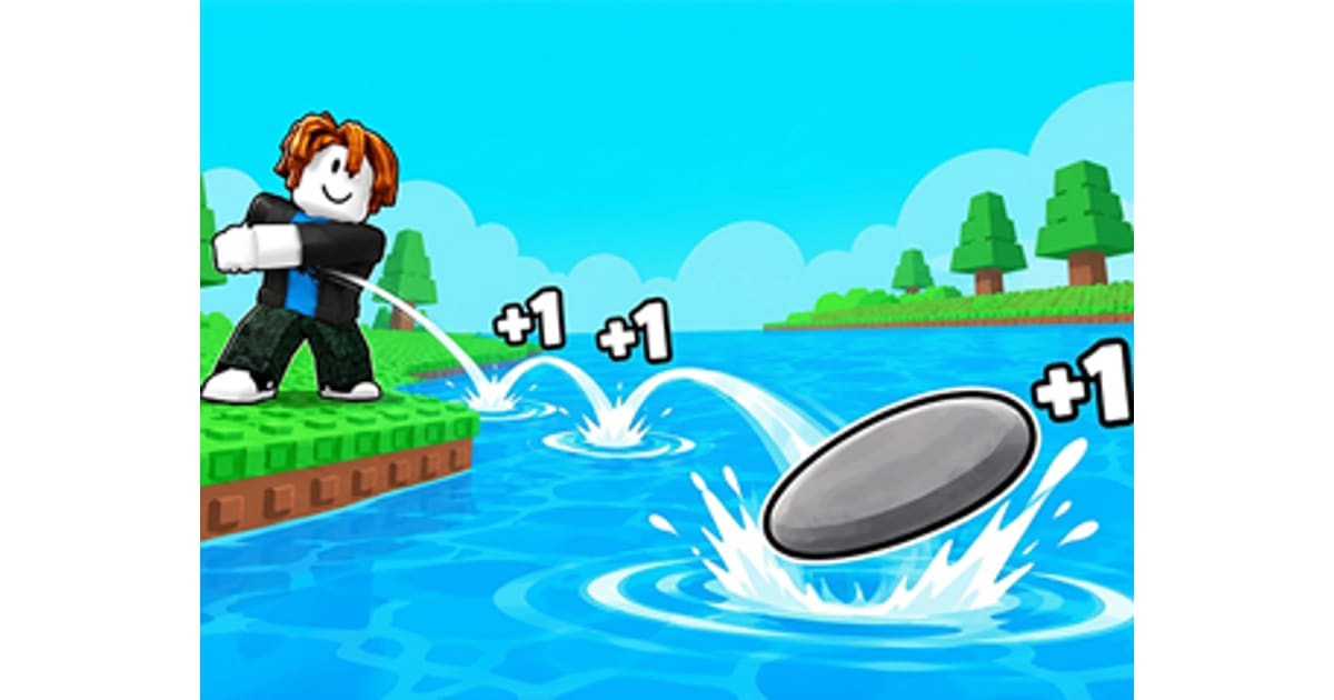+1 Stone Skipping Level Up Game Online | Yad