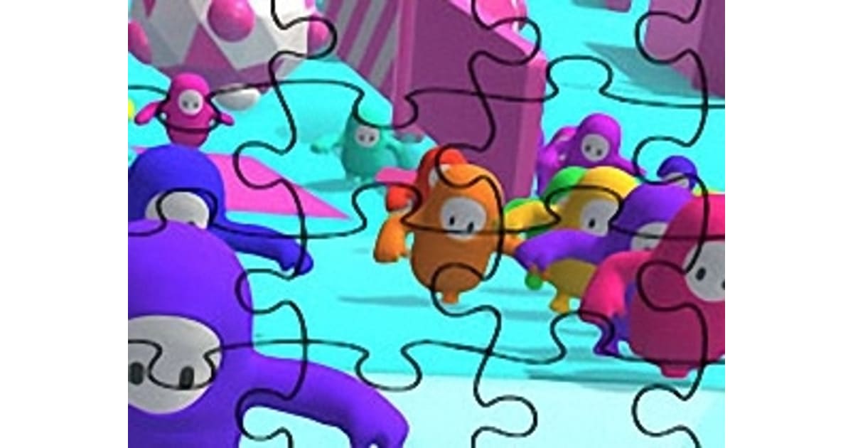 Fall Guys Knockout Jigsaw Play Online For Free