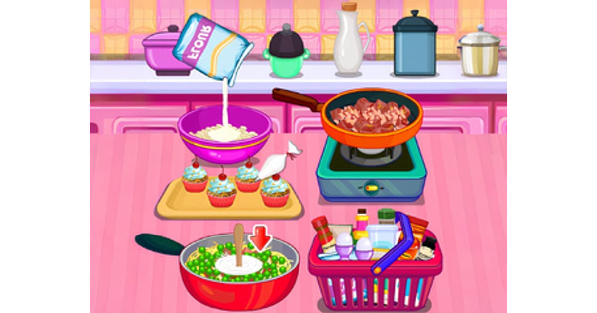 Kids Kitchen Cozy Cooking Food Simulator Game