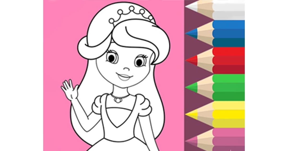 Princess Coloring Glitter - Play Online For Free