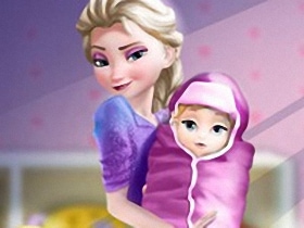 Elsa Baby Birth Caring