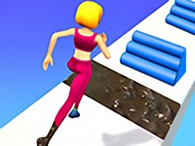 Girl Run Beauty 3D