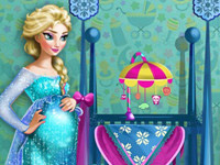 Pregnant Elsa Baby Room Deco