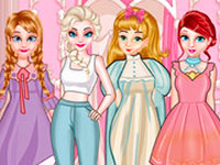 Princess Paper Doll Style Dress Up